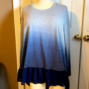 Lane Bryant Ombré shirt EUC 22/24